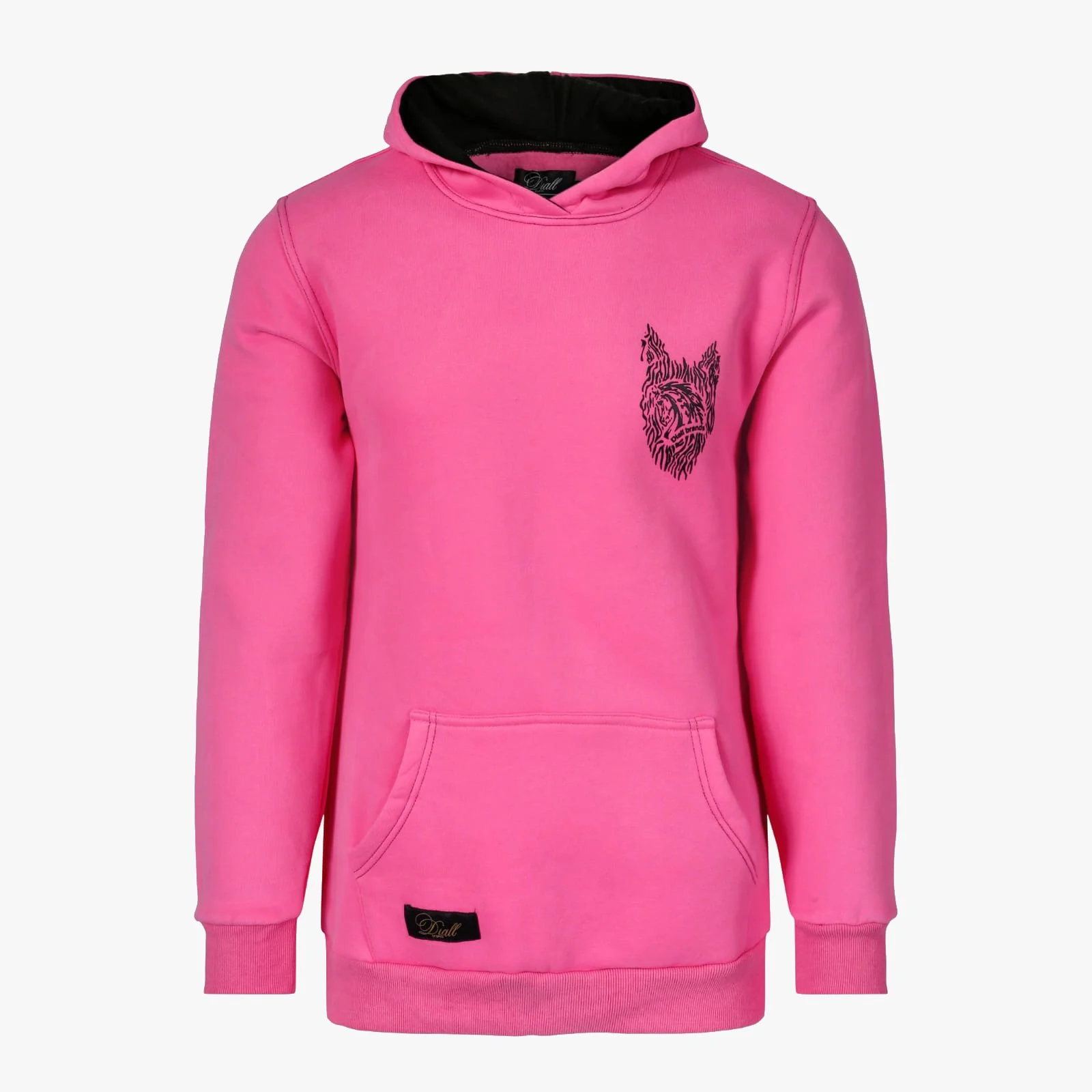 Diall Hoodie Pink Black 1