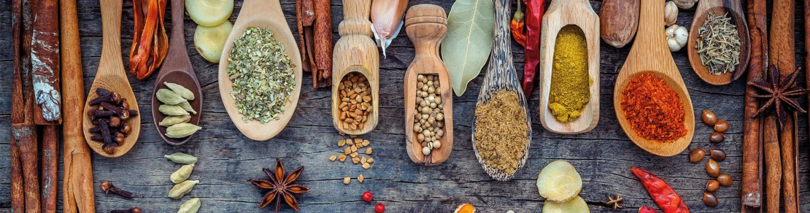 Authentic African Food Banner Herbs Spices